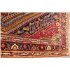 Image 5 : A WOOL HAND KNOTTED KASHKOLI ORIENTAL RUG.