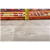 Image 9 : A WOOL HAND KNOTTED KASHKOLI ORIENTAL RUG.