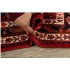 Image 12 : A WOOL HAND KNOTTED ORIENTAL AREA RUG.