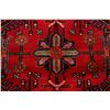 Image 8 : A WOOL HAND KNOTTED ORIENTAL AREA RUG.