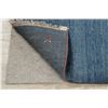 Image 11 : A WOOL HAND KNOTTED GABBEH AREA RUG.