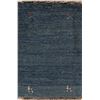 Image 1 : A WOOL HAND KNOTTED GABBEH AREA RUG.