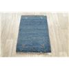 Image 2 : A WOOL HAND KNOTTED GABBEH AREA RUG.