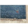 Image 4 : A WOOL HAND KNOTTED GABBEH AREA RUG.