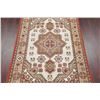 Image 3 : A WOOL HAND KNOTTED MEDALLION AREA RUG.