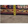 Image 11 : A WOOL HAND KNOTTED FLORAL MEDALLION AREA RUG.