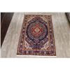 Image 2 : A WOOL HAND KNOTTED FLORAL MEDALLION AREA RUG.
