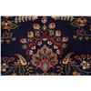 Image 7 : A WOOL HAND KNOTTED FLORAL MEDALLION AREA RUG.