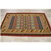 Image 12 : A WOVEN HAND KNOTTED KASHKOLI KILIM.