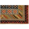 Image 6 : A WOVEN HAND KNOTTED KASHKOLI KILIM.