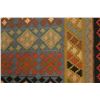 Image 8 : A WOVEN HAND KNOTTED KASHKOLI KILIM.