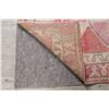 Image 10 : A WOOL HAND KNOTTED OUSHAK ORIENTAL RUG RUNNER.