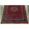 Image 5 : A WOOL HAND KNOTTED FLORAL ORIENTAL AREA RUG.