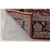 Image 10 : A WOOL HAND KNOTTED FLORAL ORIENTAL AREA RUG.