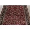 Image 3 : A WOOL HAND KNOTTED FLORAL ORIENTAL AREA RUG.