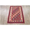 Image 12 : A WOVEN HAND KNOTTED KASHKOLI KILIM.
