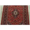 Image 3 : A WOOL HAND KNOTTED FLORAL MEDALLION AREA RUG.