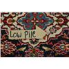 Image 8 : A WOOL HAND KNOTTED FLORAL MEDALLION AREA RUG.