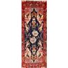 Image 1 : A WOOL HAND KNOTTED PICTORIAL RUG RUNNER.