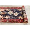 Image 2 : A WOOL HAND KNOTTED PICTORIAL RUG RUNNER.