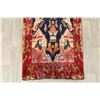 Image 8 : A WOOL HAND KNOTTED PICTORIAL RUG RUNNER.