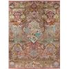 Image 1 : A WOOL HAND KNOTTED PICTORIAL ORIENTAL AREA RUG.