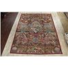 Image 2 : A WOOL HAND KNOTTED PICTORIAL ORIENTAL AREA RUG.