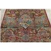 Image 3 : A WOOL HAND KNOTTED PICTORIAL ORIENTAL AREA RUG.