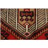 Image 7 : A WOOL HAND KNOTTED ARDEBIL RUG RUNNER.