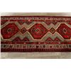 Image 9 : A WOOL HAND KNOTTED ARDEBIL RUG RUNNER.