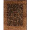 Image 1 : A WOOL HAND KNOTTED FLORAL ORIENTAL AREA RUG.