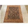 Image 2 : A WOOL HAND KNOTTED FLORAL ORIENTAL AREA RUG.
