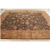 Image 9 : A WOOL HAND KNOTTED FLORAL ORIENTAL AREA RUG.
