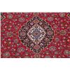 Image 3 : A WOOL HAND KNOTTED FLORAL ORIENTAL AREA RUG.