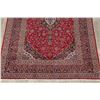 Image 4 : A WOOL HAND KNOTTED FLORAL ORIENTAL AREA RUG.