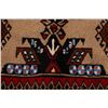 Image 7 : A WOOL HAND KNOTTED BALOUCH AREA RUG.