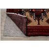 Image 9 : A WOOL HAND KNOTTED BALOUCH AREA RUG.
