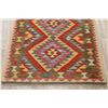 Image 5 : A WOVEN HAND KNOTTED ORIENTAL KILIM.