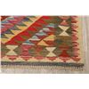 Image 6 : A WOVEN HAND KNOTTED ORIENTAL KILIM.