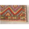 Image 8 : A WOVEN HAND KNOTTED ORIENTAL KILIM.