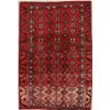 Image 1 : A WOOL HAND KNOTTED BALOUCH ORIENTAL AREA RUG.