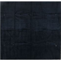 A WOOL HAND KNOTTED GABBEH RUG.