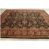 Image 9 : A WOOL HAND KNOTTED FLORAL ORIENTAL AREA RUG.