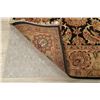 Image 10 : A WOOL HAND KNOTTED FLORAL ORIENTAL AREA RUG.