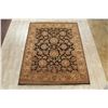 Image 2 : A WOOL HAND KNOTTED FLORAL ORIENTAL AREA RUG.