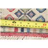 Image 12 : A WOOL HAND KNOTTED KAZAK ORIENTAL RUG.