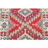 Image 3 : A WOOL HAND KNOTTED KAZAK ORIENTAL RUG.