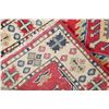 Image 9 : A WOOL HAND KNOTTED KAZAK ORIENTAL RUG.