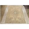 Image 2 : A WOOL HAND KNOTTED FLORAL ORIENTAL AREA RUG.