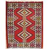 Image 1 : A WOOL HAND KNOTTED MALAYER ORIENTAL RUG.